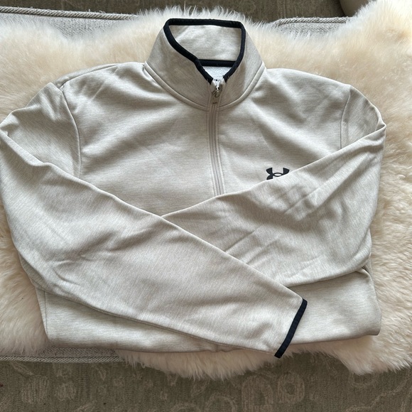 Men’s Under Armour Cream Pullover - Picture 1 of 3